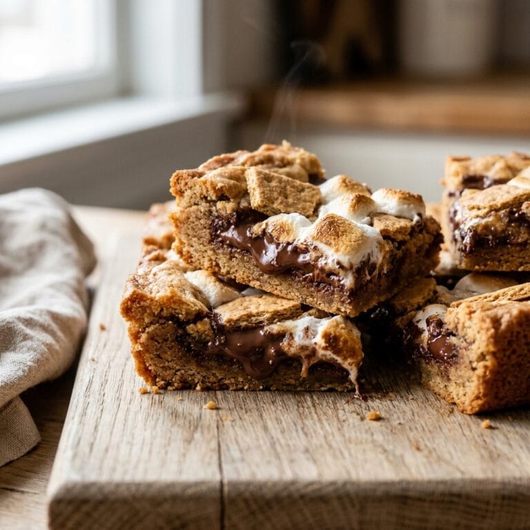 Brown Butter Sβmores Cookie Bars