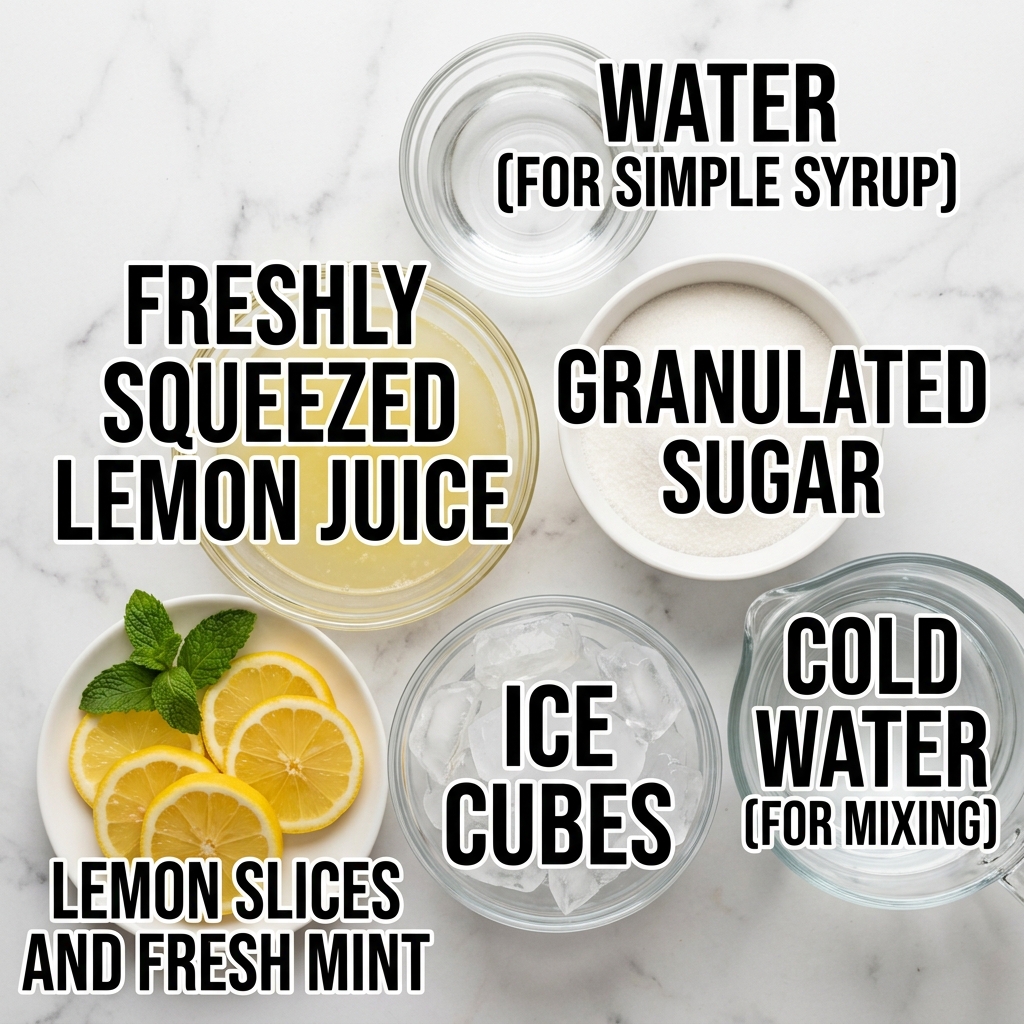 Homemade Lemonade (Perfectly Sweet!)