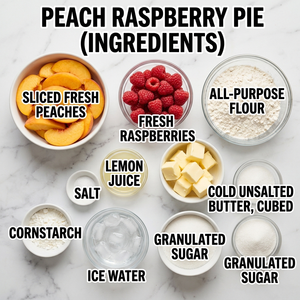 Peach Raspberry Pie