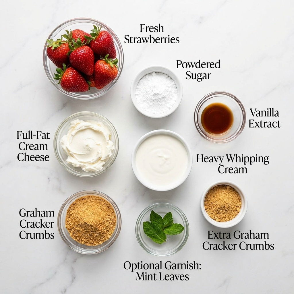 Cheesecake deviled strawberries