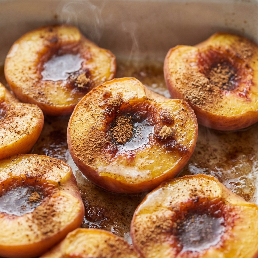 Easy Cinnamon Sugar Baked Peaches for a Cozy Dessert
