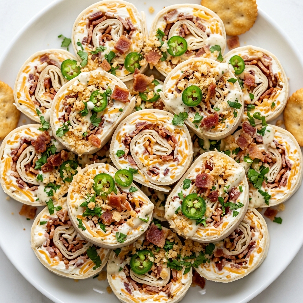 Jalapeno Popper Pinwheels – With RITZ Crisp & Thins