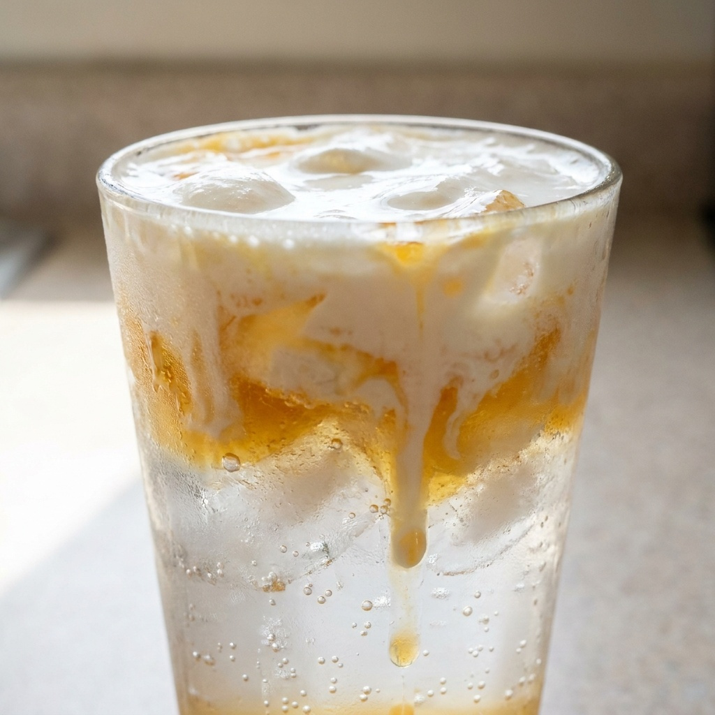 Peach Italian Cream Soda Recipe