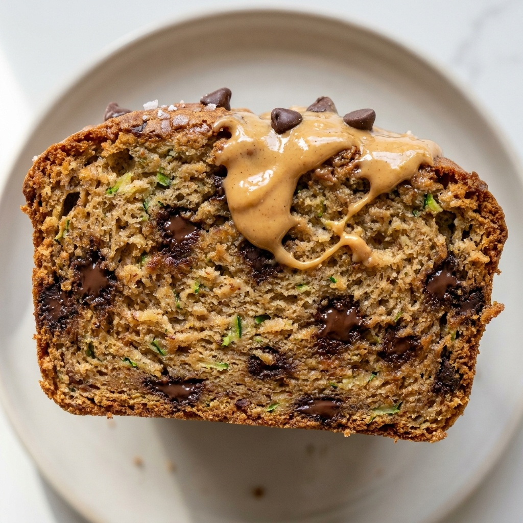 Peanut Butter Chocolate Chip Zucchini Bread