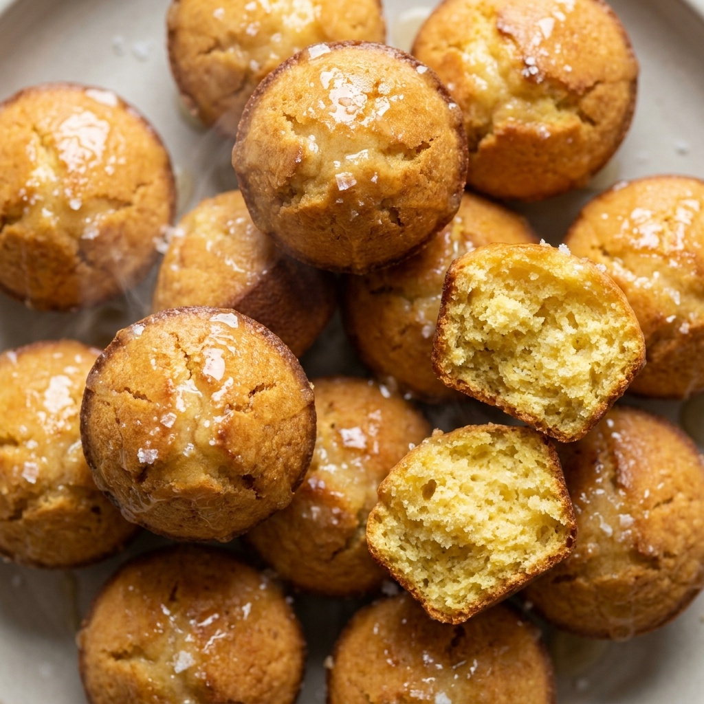 Southern Honey Butter Cornbread Poppers Recipe