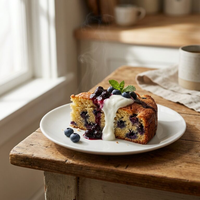Blueberry Yogurt Breakfast Cake
