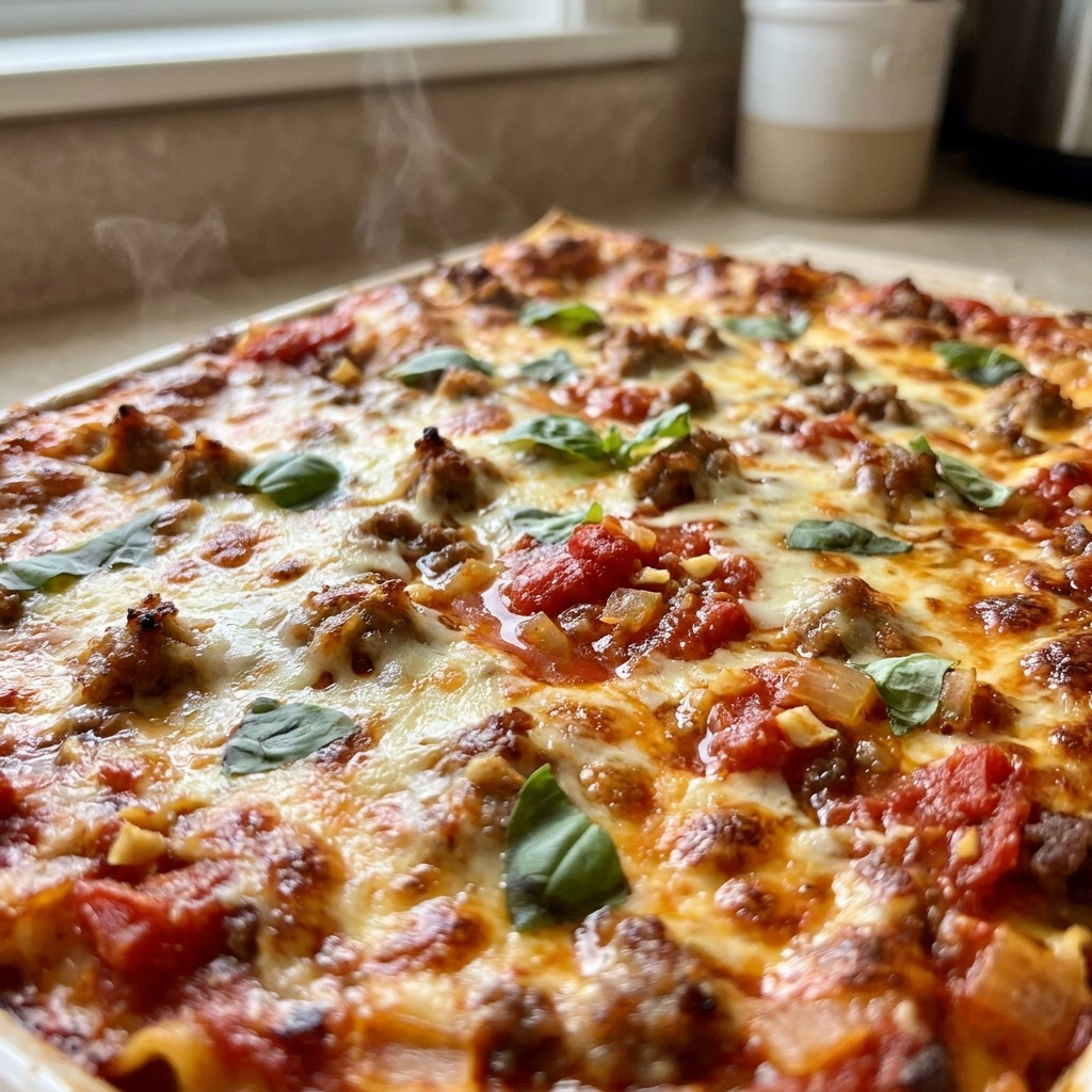 Crazy Good Lasagna easy recipe