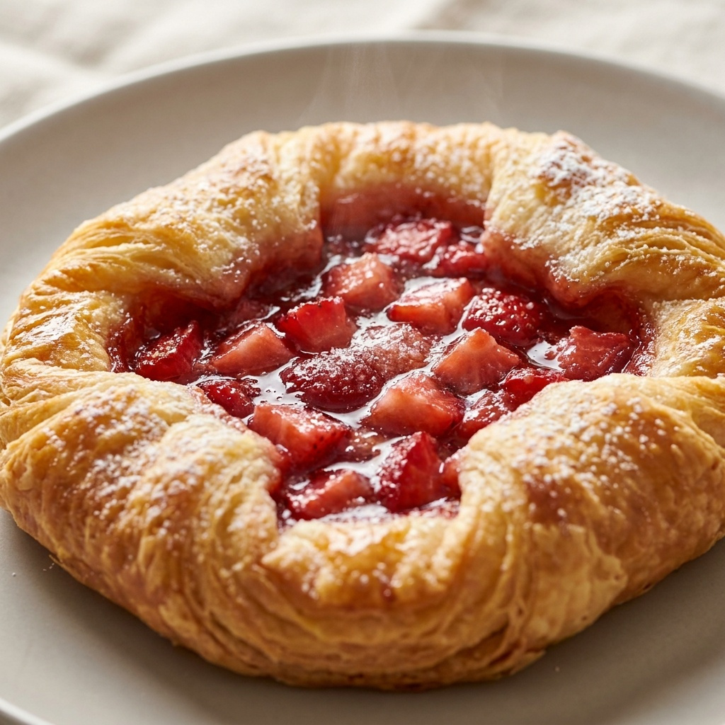 Delicious Strawberry Danish Recipe Perfect for a Fast Breakfast or Sweet Dessert Treat