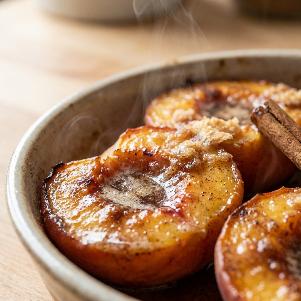 Easy Cinnamon Sugar Baked Peaches for a Cozy Dessert