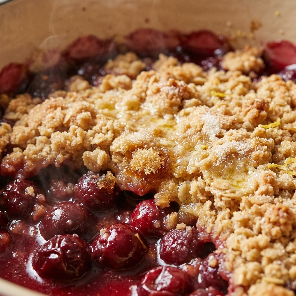 Easy Homemade Cherry Crumble Recipe