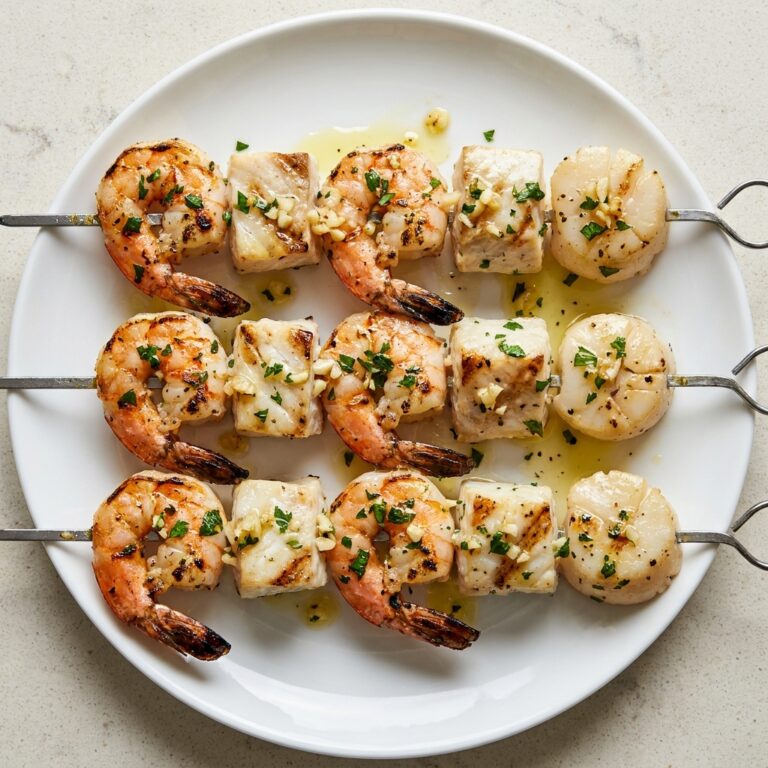 Grilled Seafood Skewers are the pinnacle of summer
