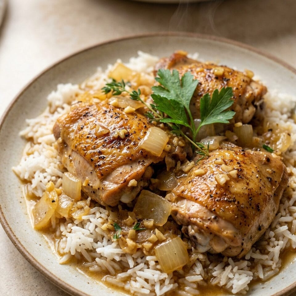 Irresistible Best Smothered Chicken and Rice Recipe