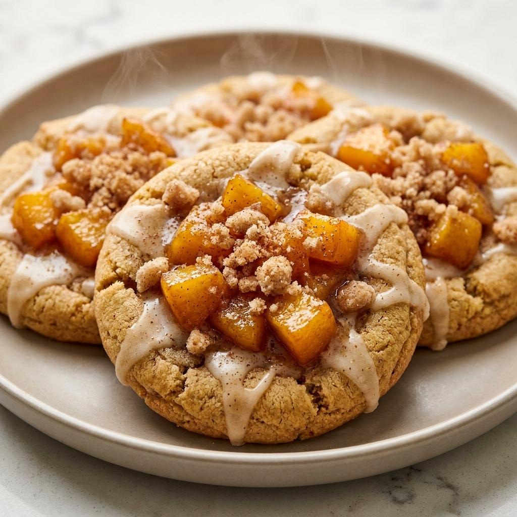 Irresistible Peach Cobbler Cookies