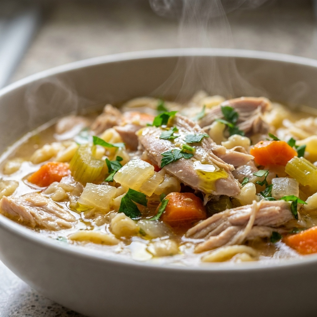 Italian Penicillin Soup with Pasta