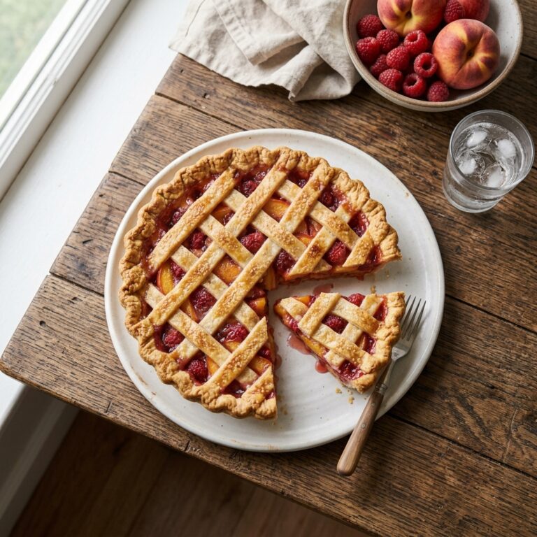 Peach Raspberry Pie