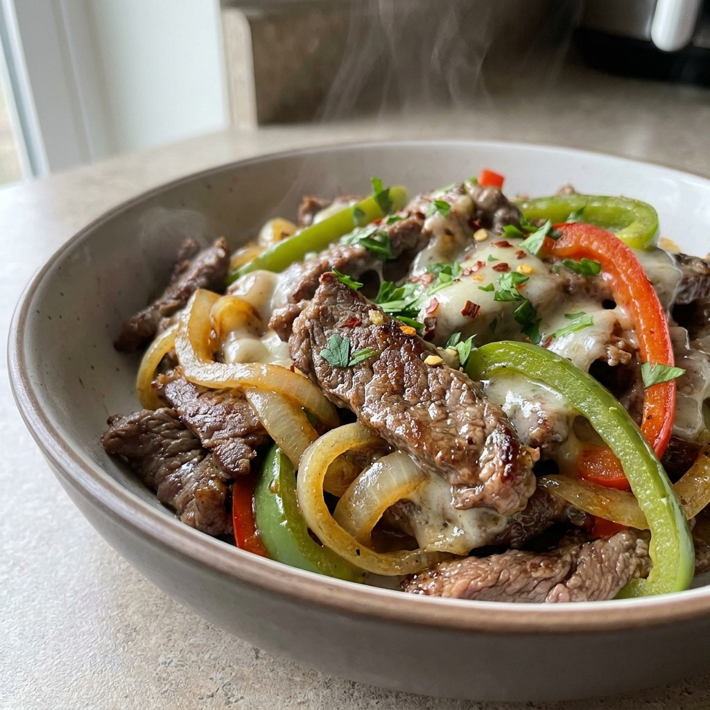 Philly Cheesesteak Bowl Recipe