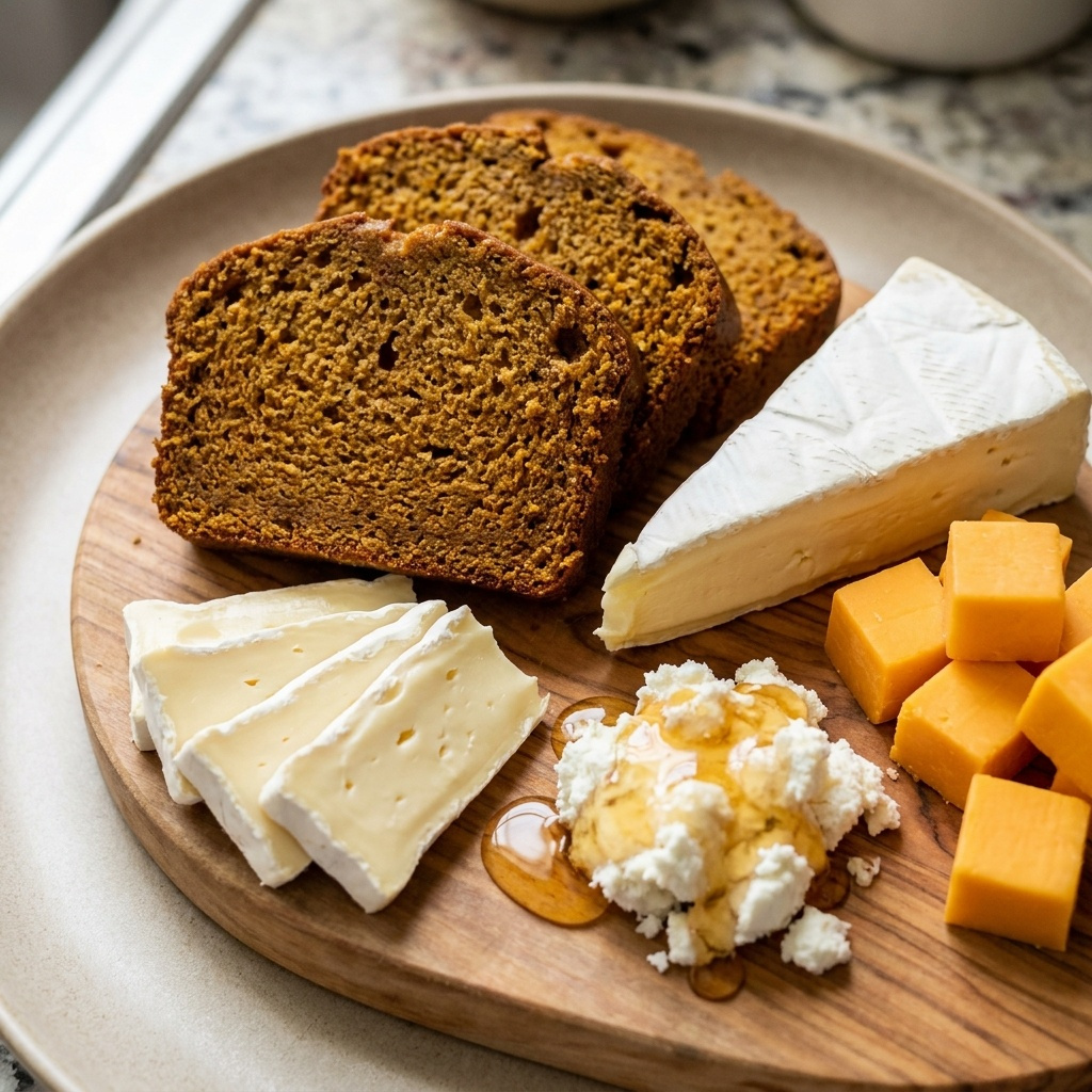 Pumpkin Bread Charcuterie Board | Cozy Fall Snack Display