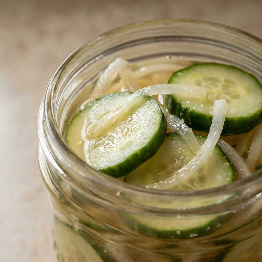 Refrigerator Bread and Butter Pickles (Quick No-Cook Method)