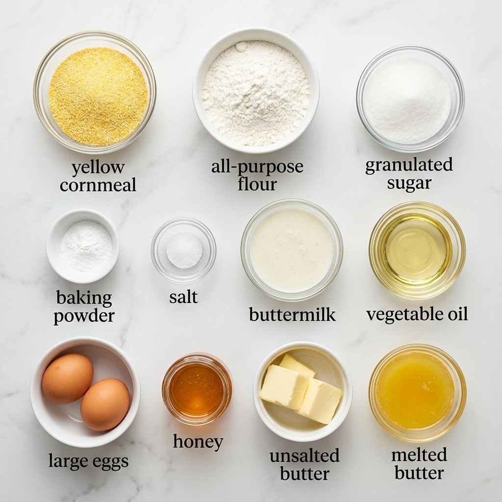 Southern Honey Butter Cornbread Poppers Recipe