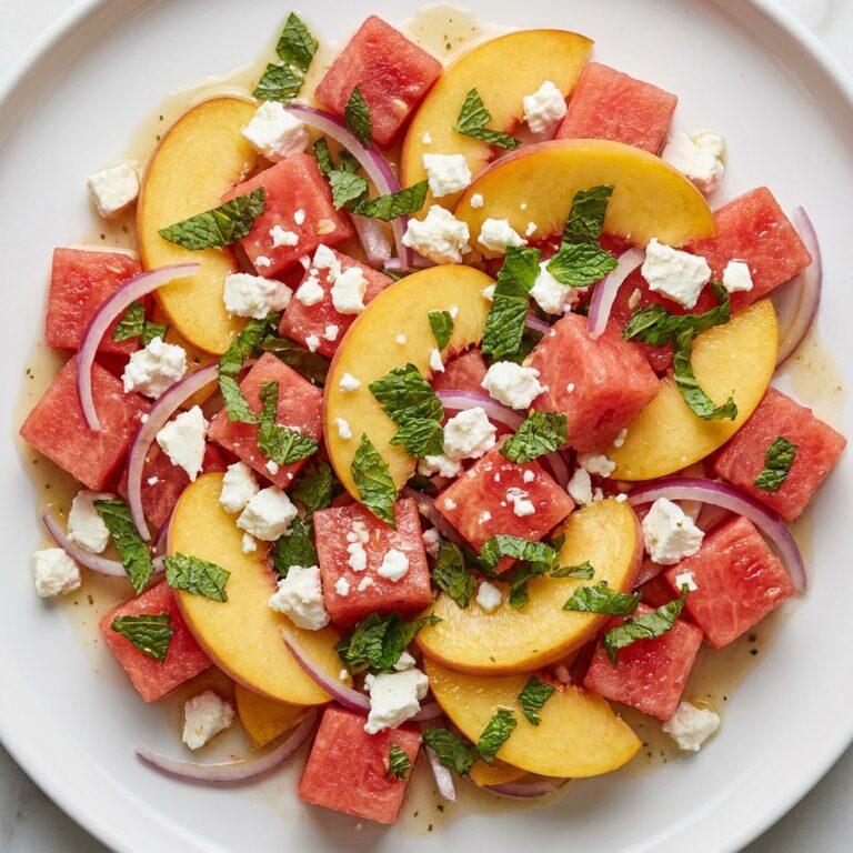 The Peach Watermelon Salad That Tastes Like Summer