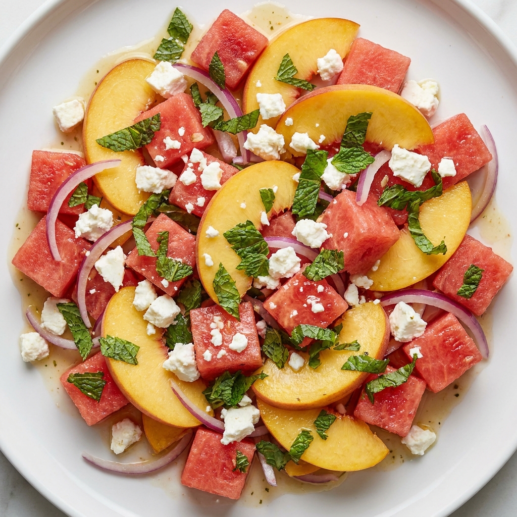 The Peach Watermelon Salad That Tastes Like Summer