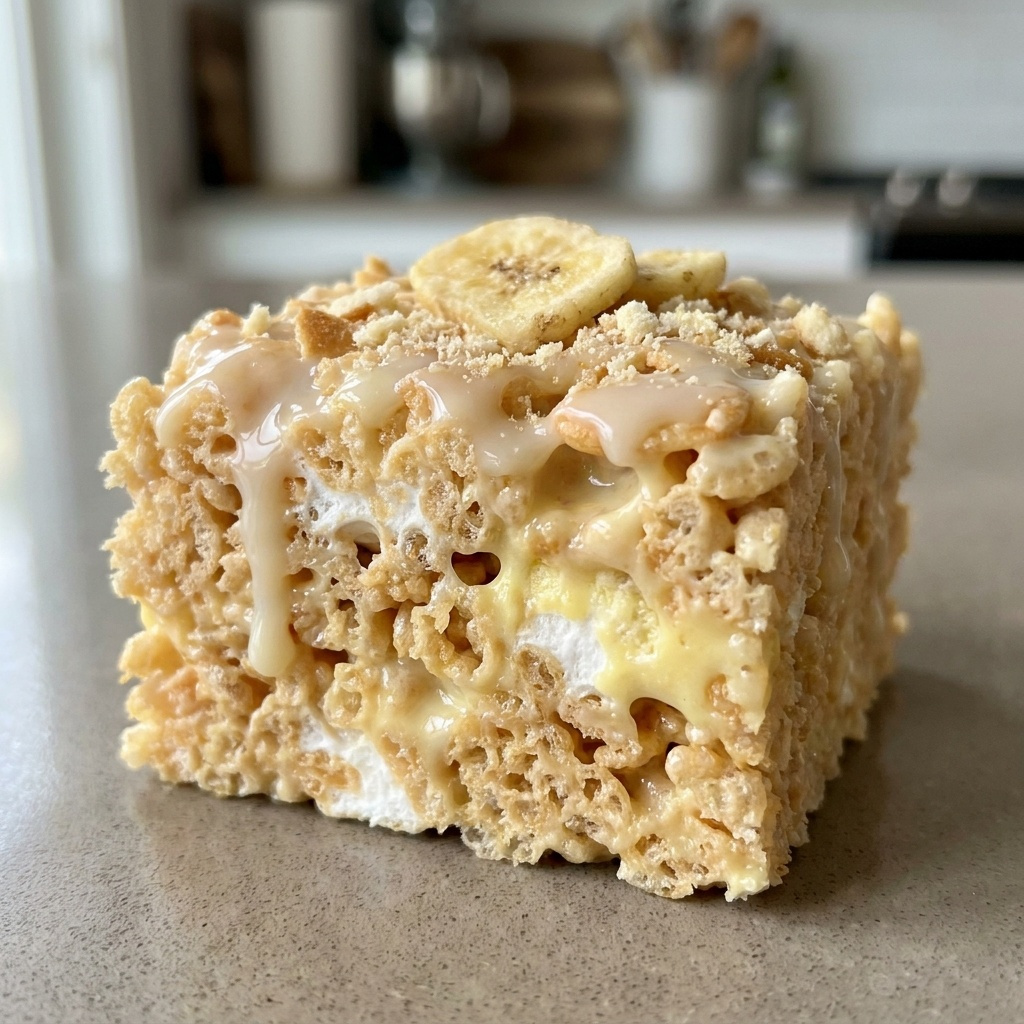 banana pudding rice krispies