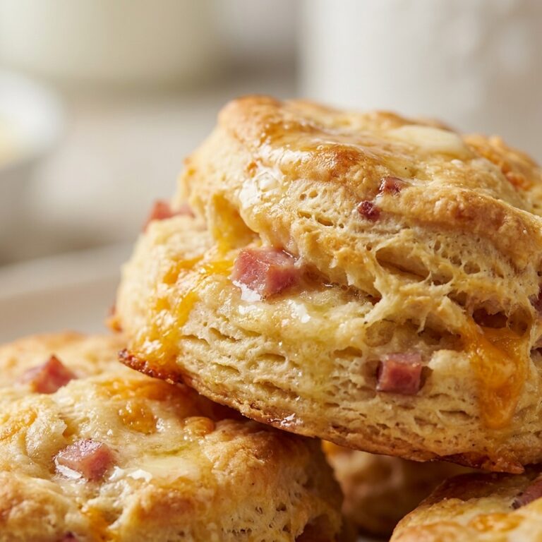 ham and cheese butter swim biscuits
