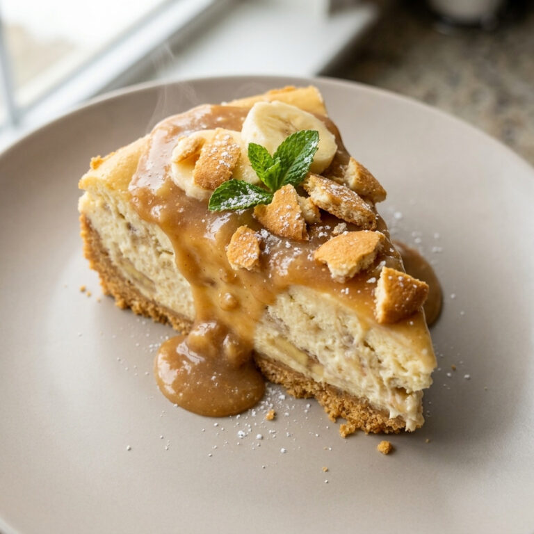 Banana Pudding Crunch Cheesecake