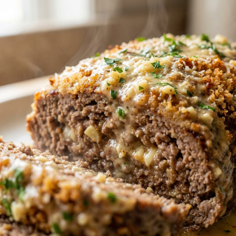 Irresistible Garlic Parmesan Meatloaf Recipe That Will Become Your New Family Favorite