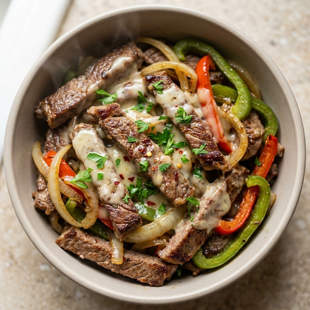 Philly Cheesesteak Bowl Recipe