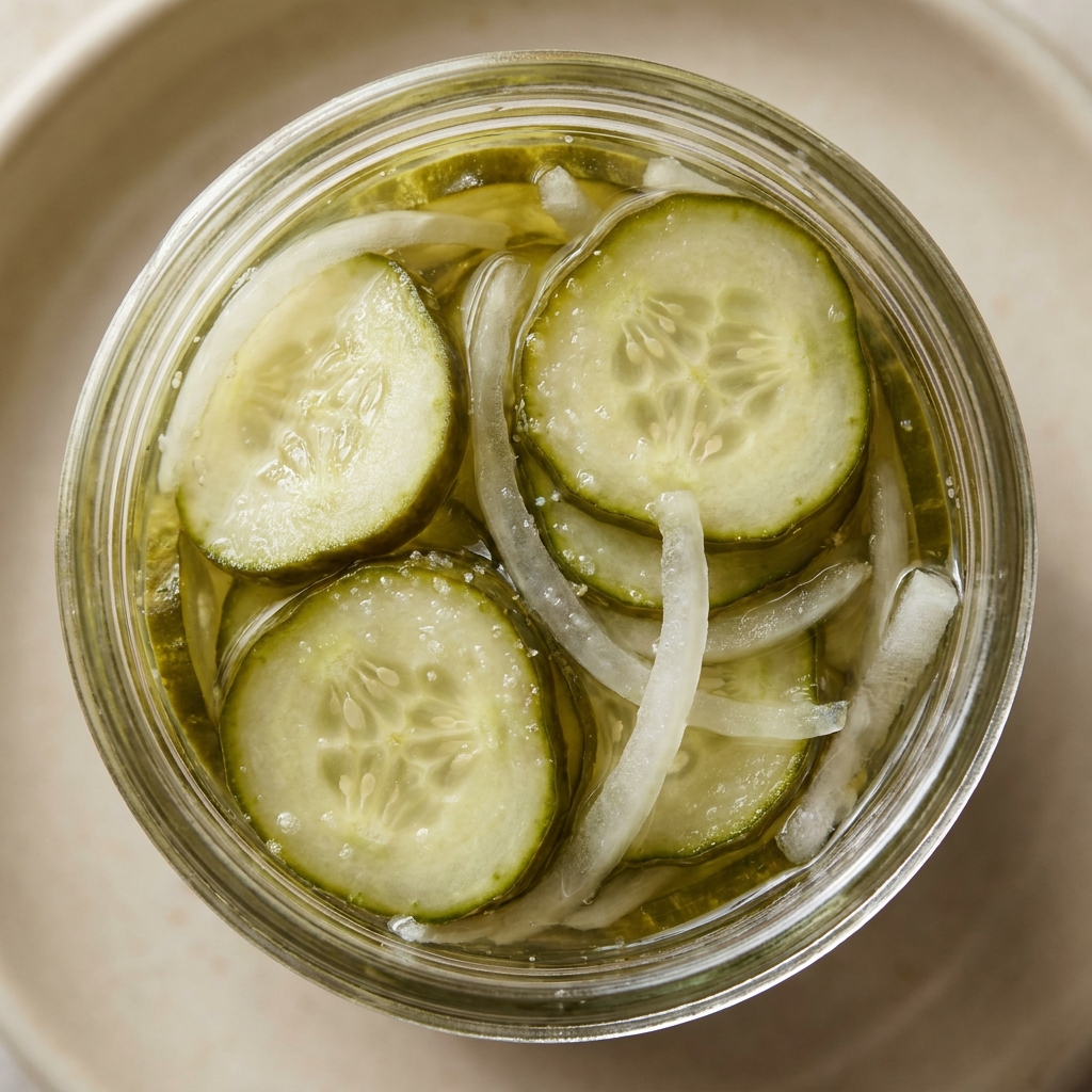 Refrigerator Bread and Butter Pickles (Quick No-Cook Method)