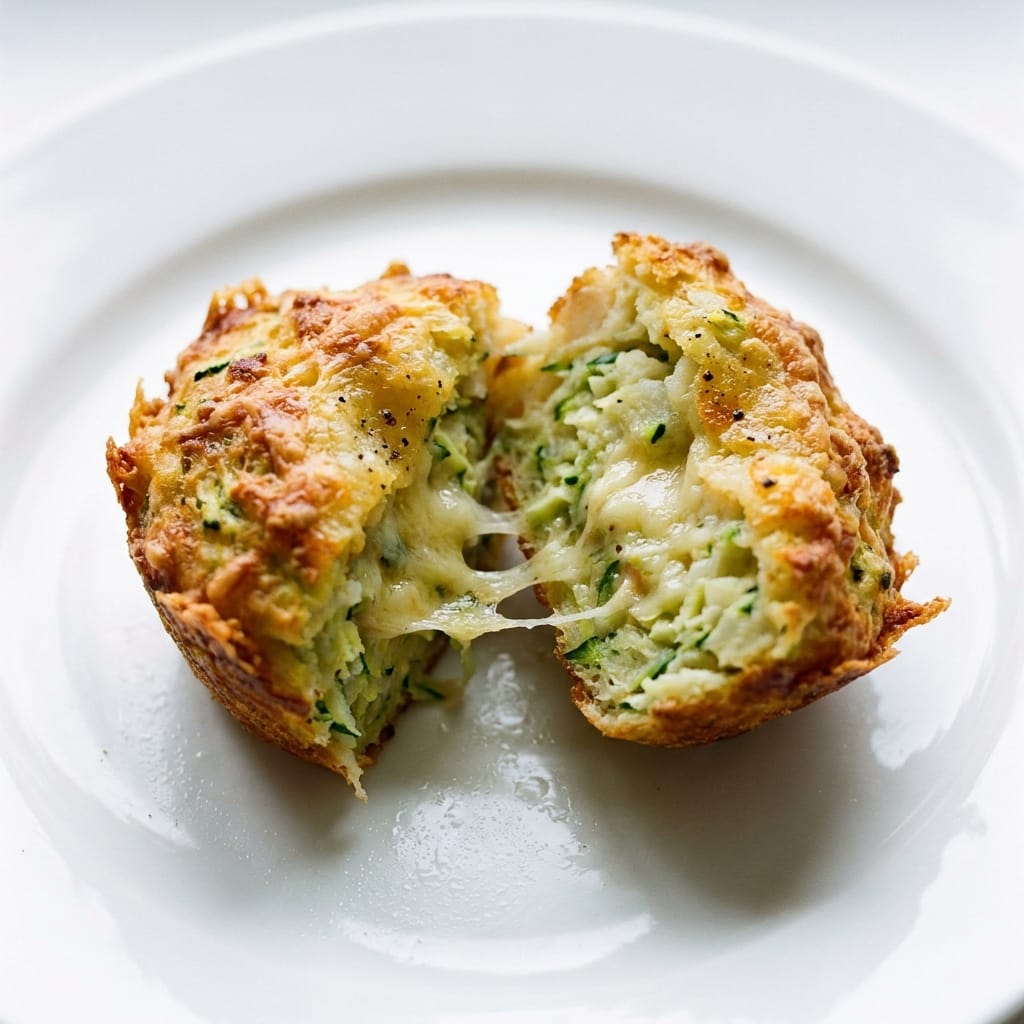 Crispy Parmesan Zucchini Potato Muffins