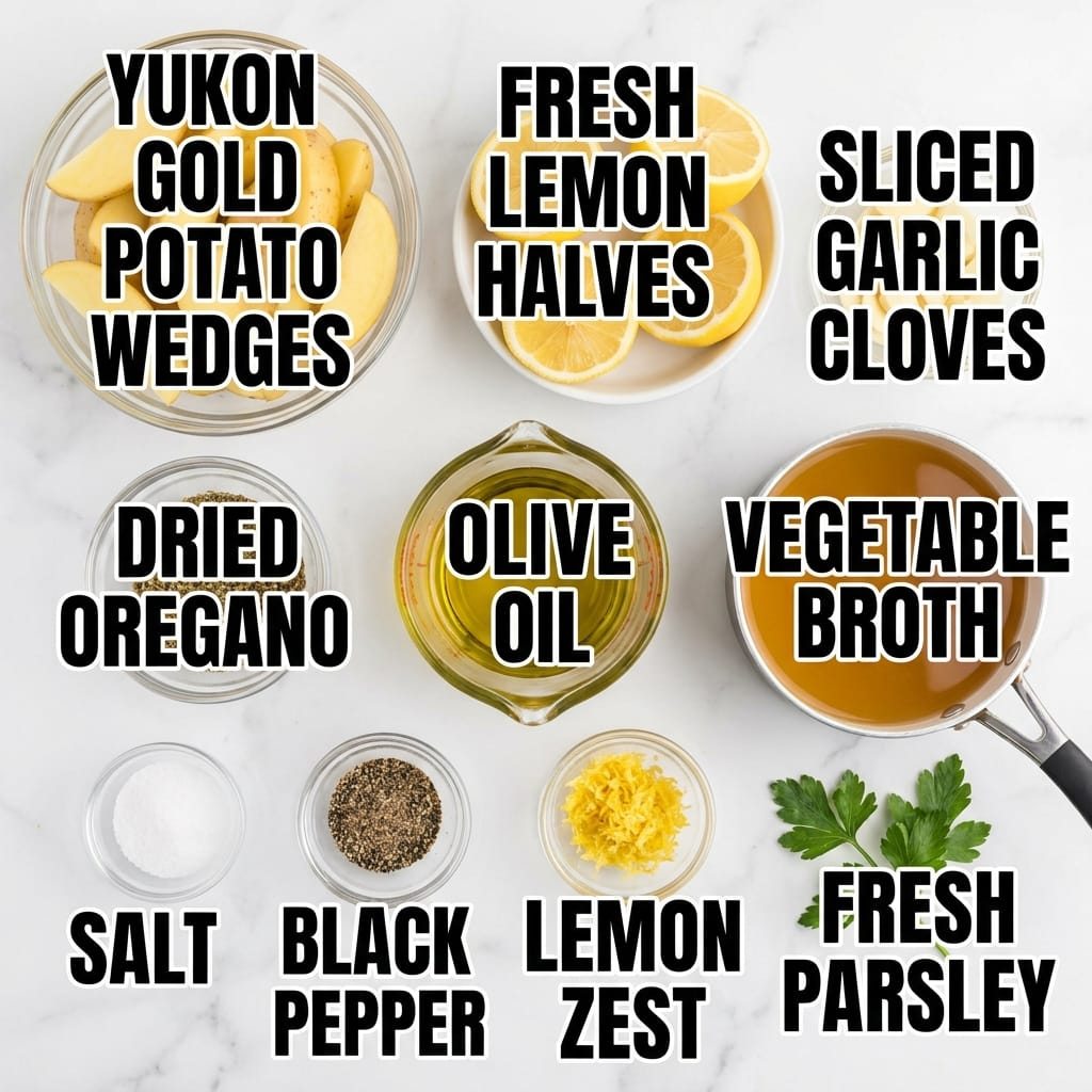 Greek-Style Lemon Potatoes with Garlic
