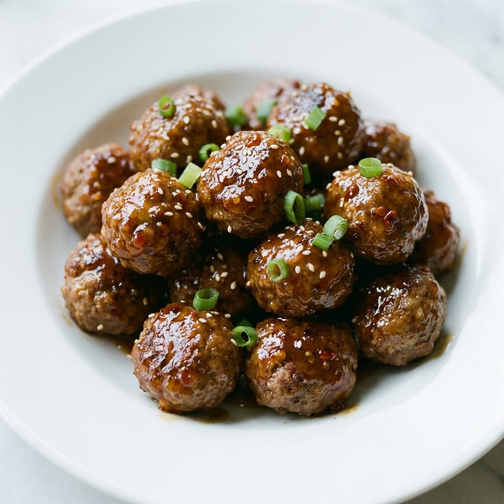 Spicy Honey Garlic Meatballs
