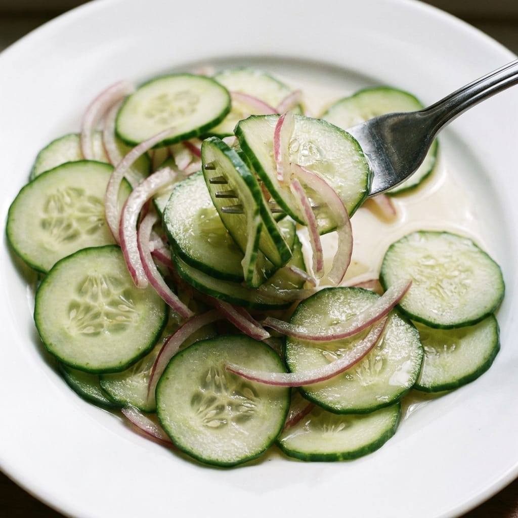 Cucumber & Onion Vinegar Salad