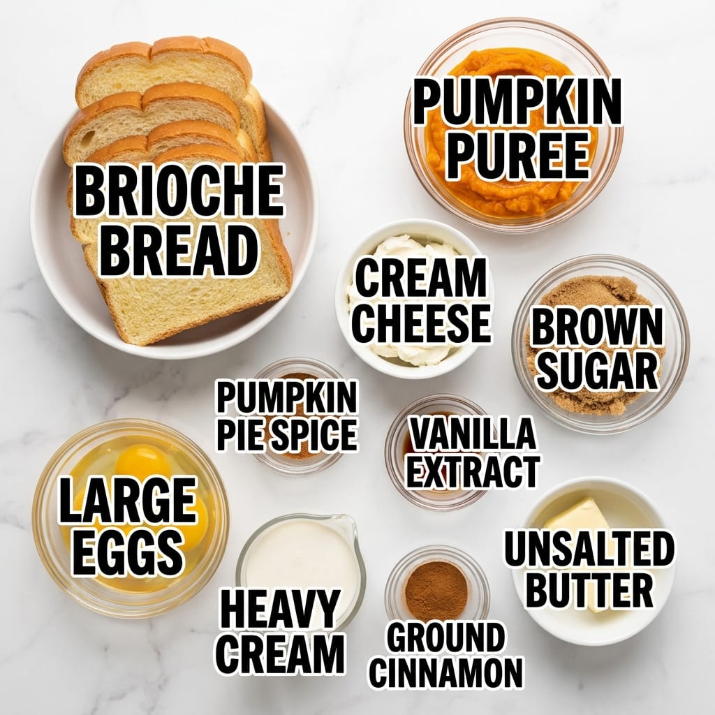 Pumpkin Pie Stuffed French Toast