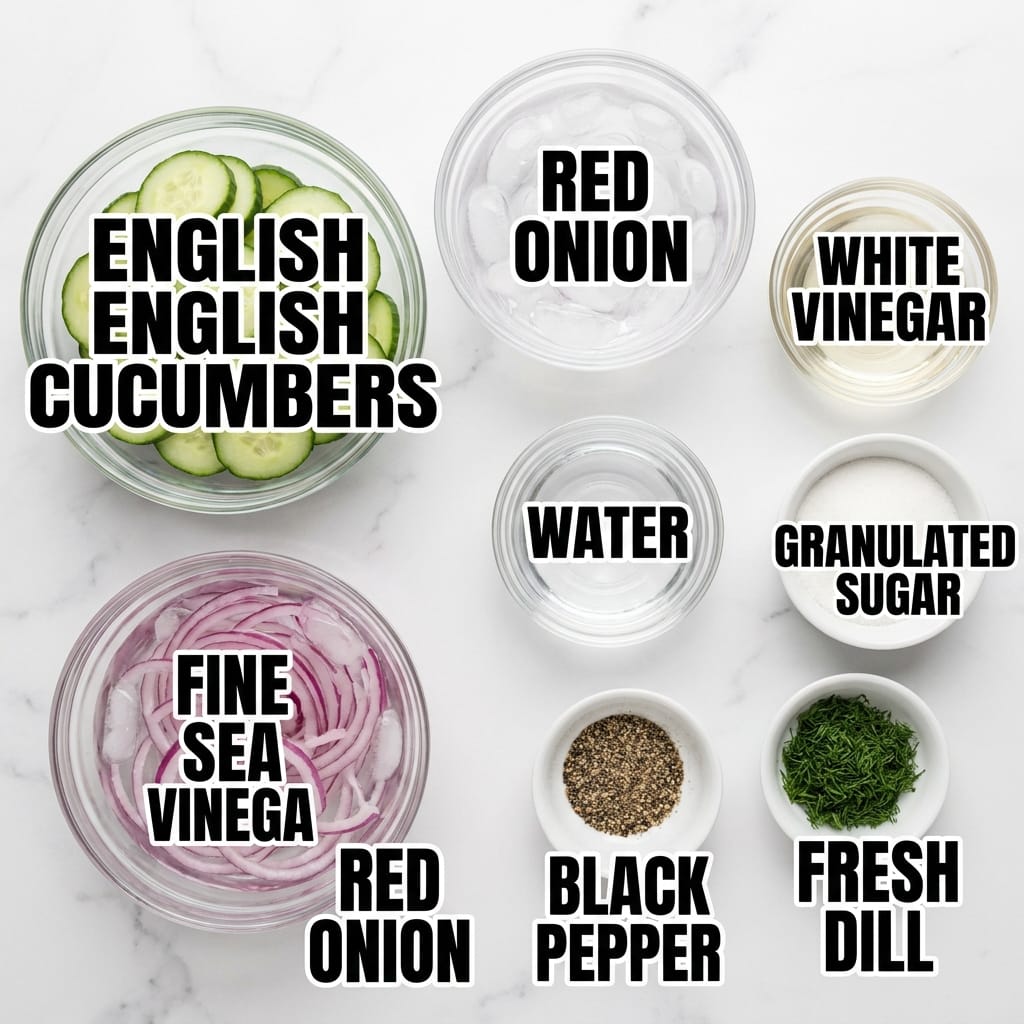 Cucumber & Onion Vinegar Salad