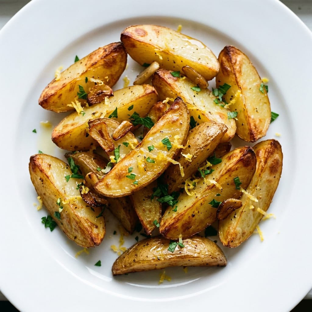 Greek-Style Lemon Potatoes with Garlic
