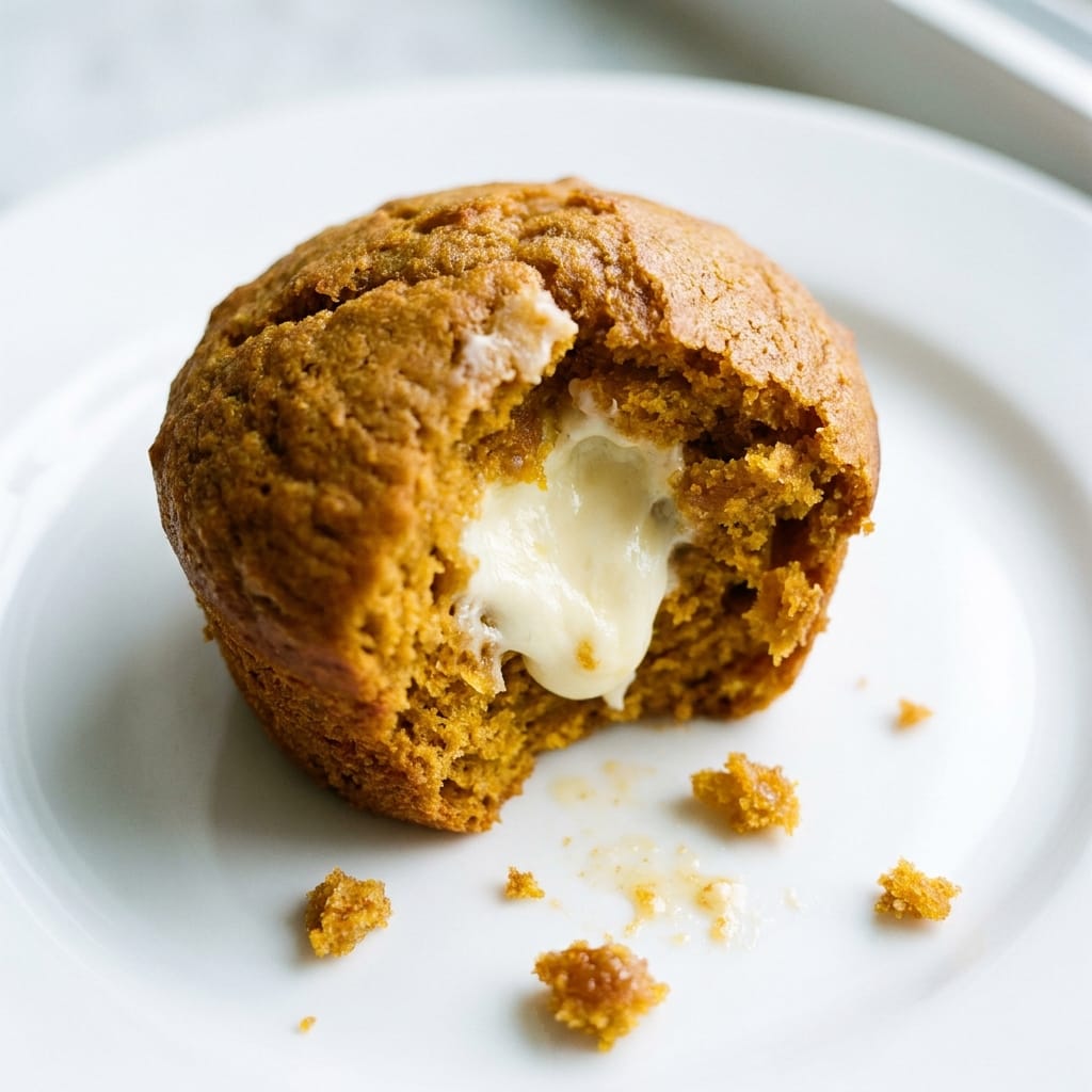 Pumpkin Cream Cheese Stuffed Muffins