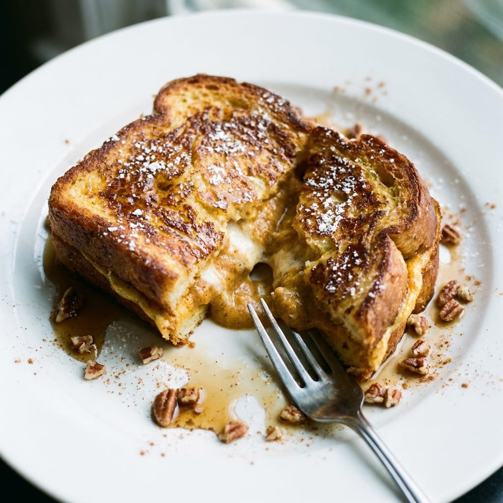 Pumpkin Pie Stuffed French Toast