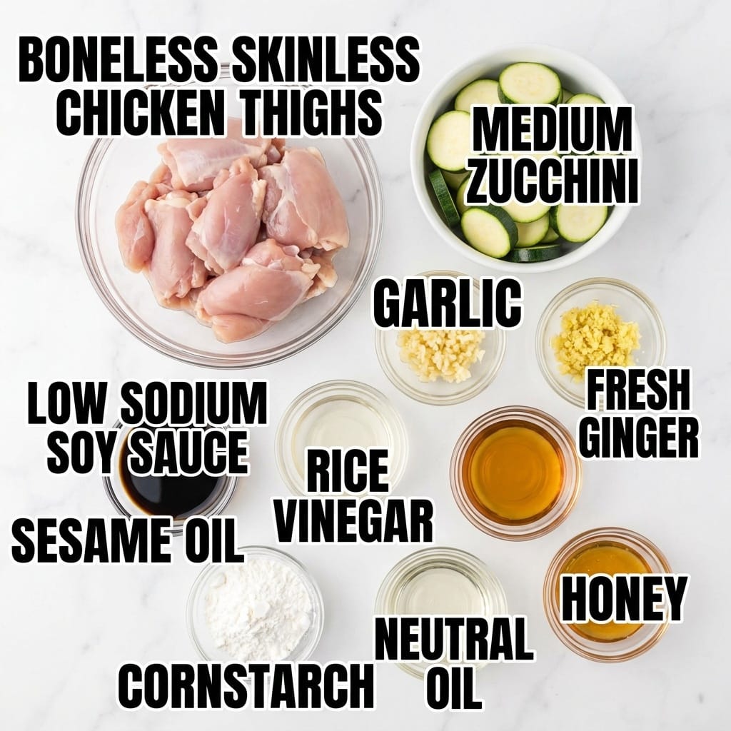 The Perfect Quick Chicken Zucchini Stir Fry You Will Love | High Protein